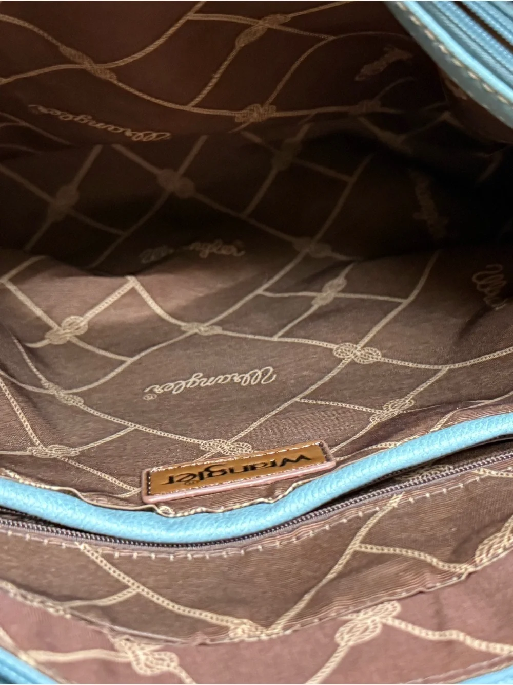 Wrangler Turquoise Southwestern Pattern Concealed Carry Tote